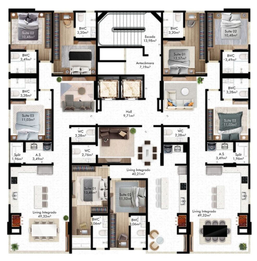 Apartamento, 3 quartos, 116 m² - Foto 10