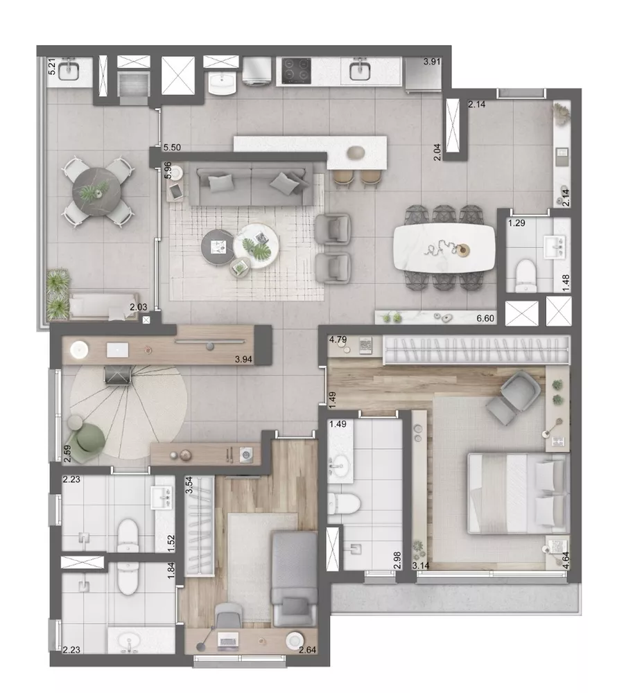 Apartamento, 3 quartos, 124 m² - Foto 13
