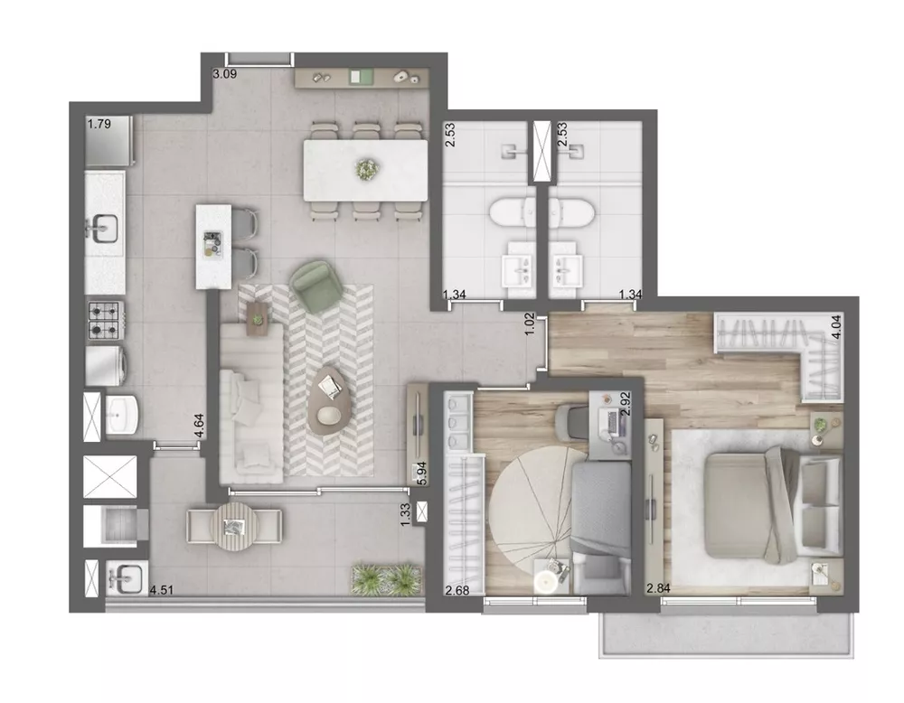 Apartamento, 3 quartos, 124 m² - Foto 23