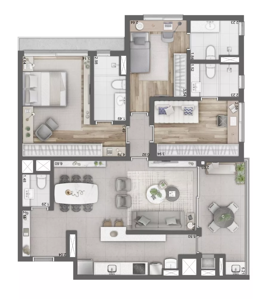 Apartamento, 3 quartos, 124 m² - Foto 20