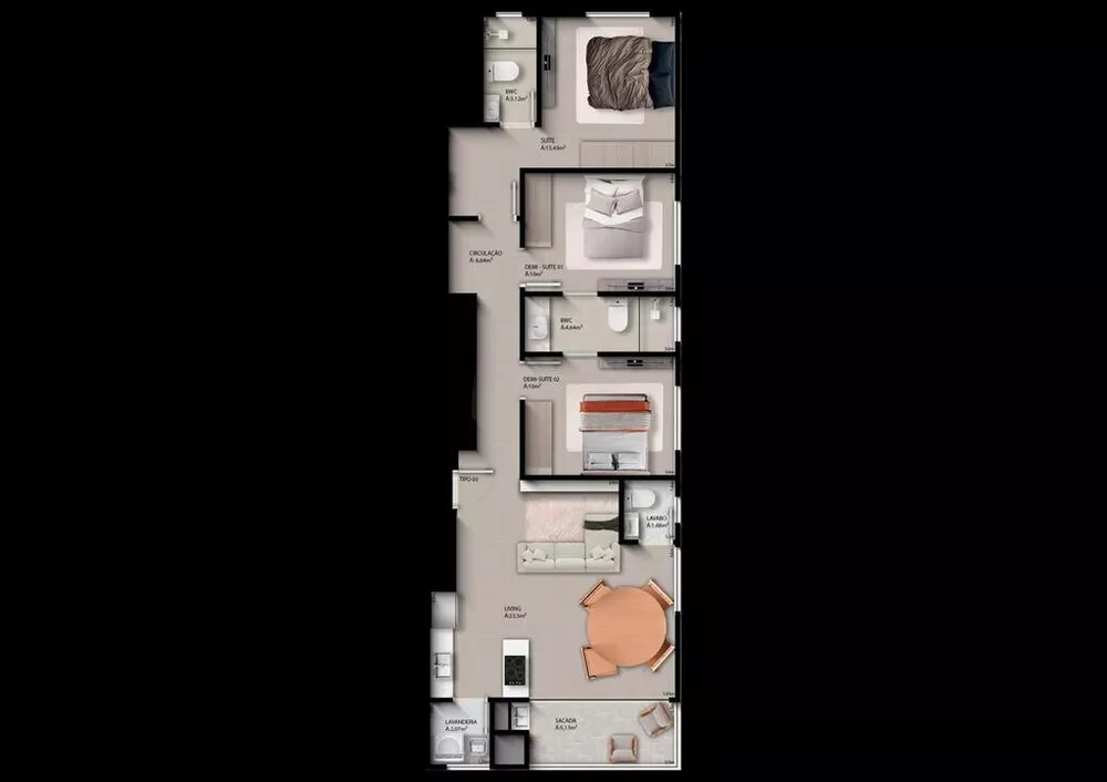 Apartamento, 2 quartos, 105 m² - Foto 4