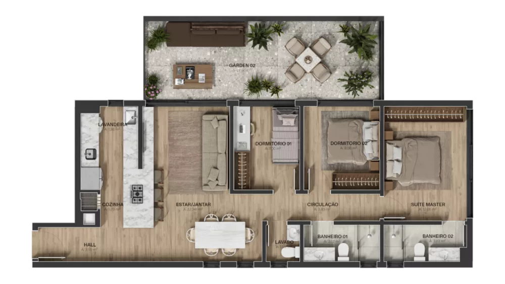 Apartamento, 3 quartos, 127 m² - Foto 4
