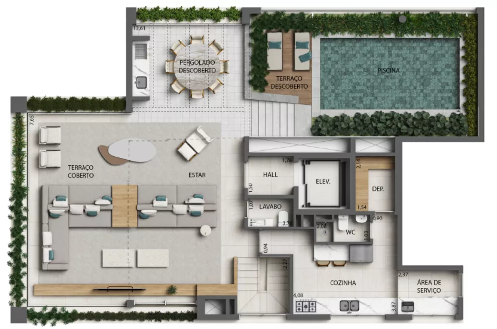 Apartamento, 4 quartos, 241 m² - Foto 4
