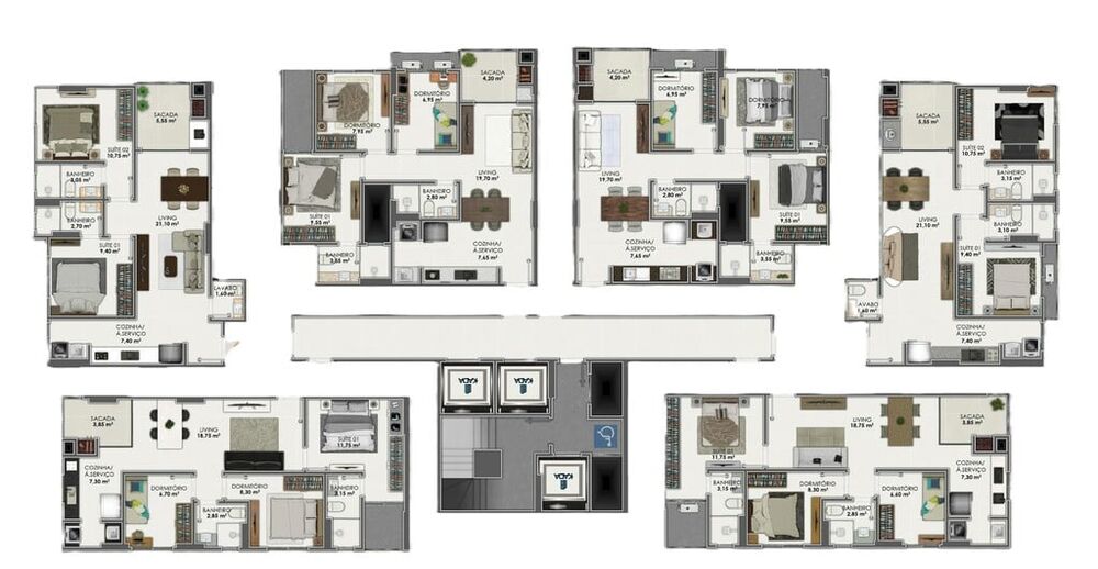 Apartamento, 3 quartos, 70 m² - Foto 4