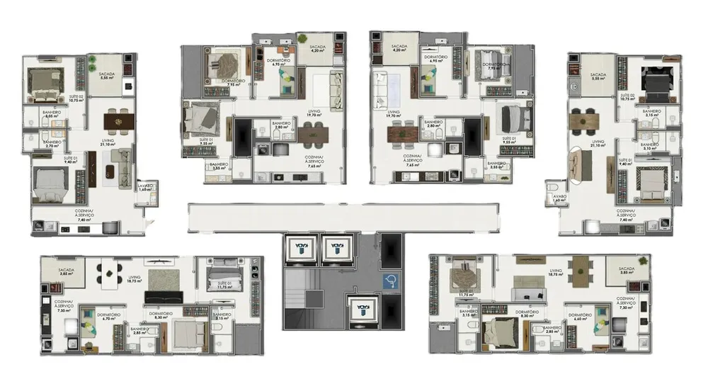 Apartamento, 3 quartos, 70 m² - Foto 9