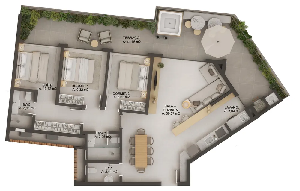 Apartamento, 3 quartos, 102 m² - Foto 6