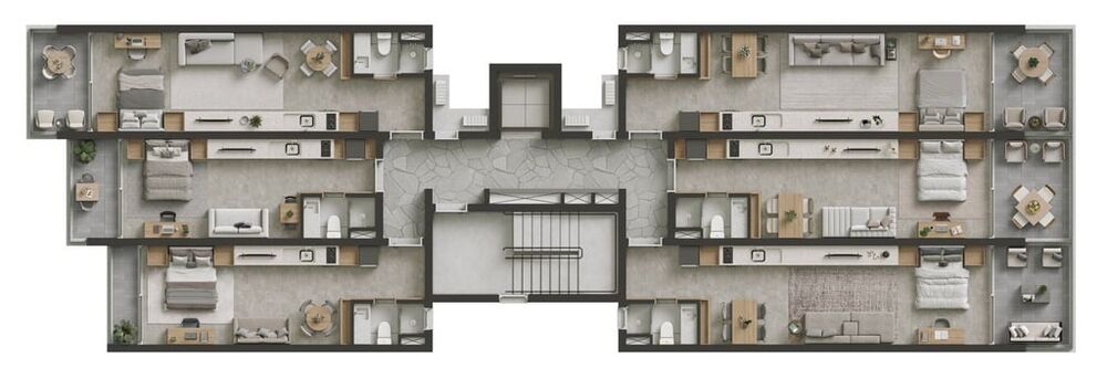 Cobertura, 1 quarto, 52 m² - Foto 6