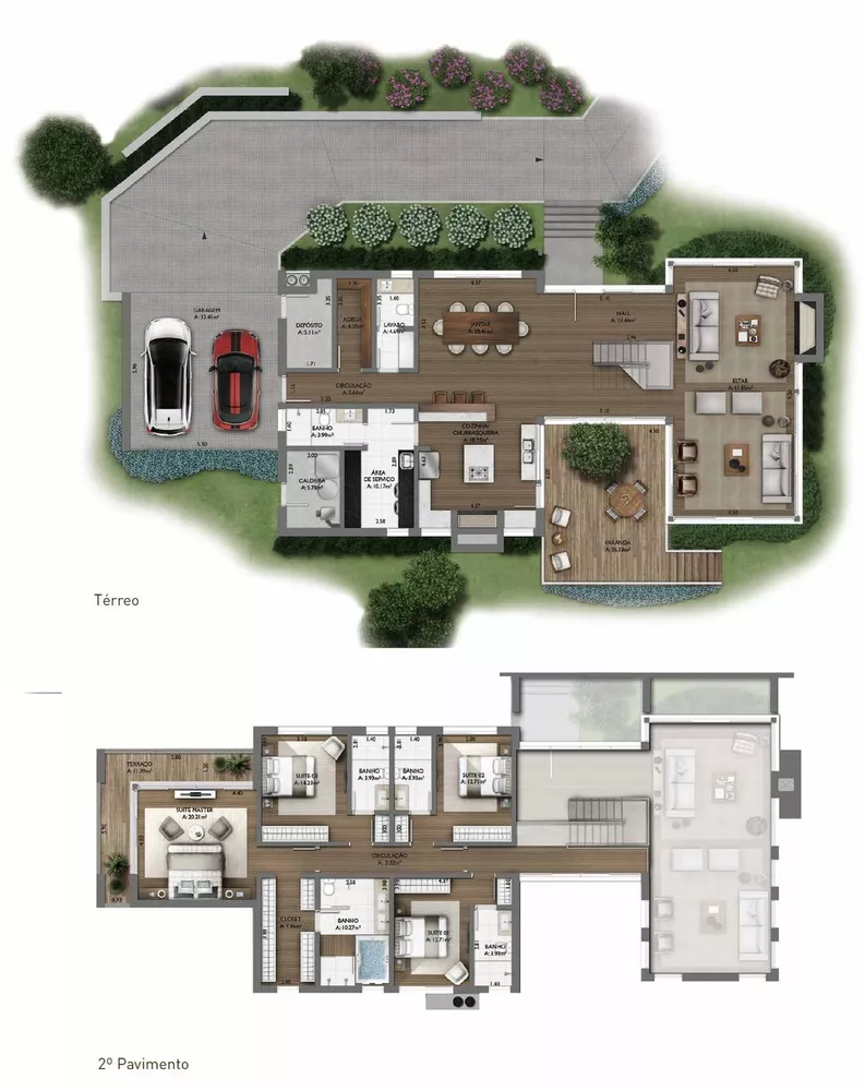 Casa de Condomínio, 4 quartos - Foto 2