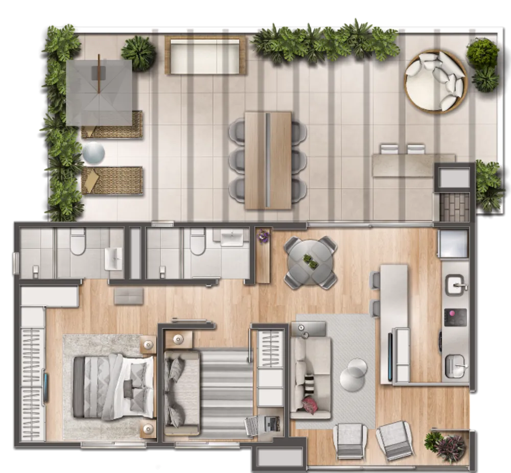 Apartamento, 2 quartos, 157 m² - Foto 7