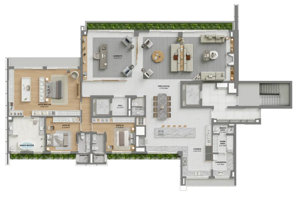 Apartamento, 4 quartos, 382 m² - Foto 6