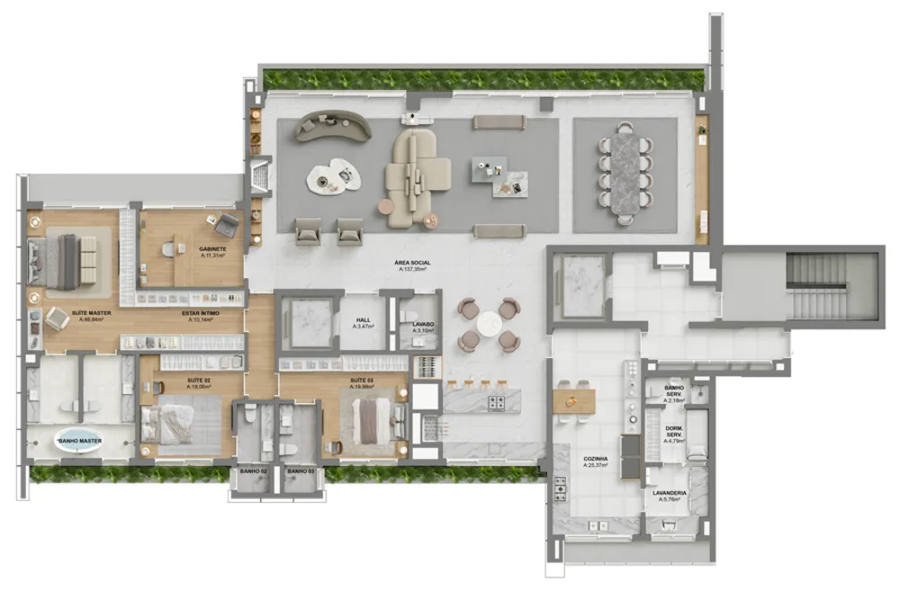 Apartamento, 4 quartos, 382 m² - Foto 5
