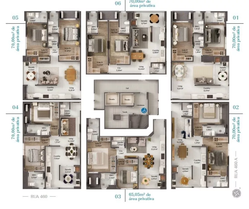 Apartamento, 2 quartos, 65 m² - Foto 4