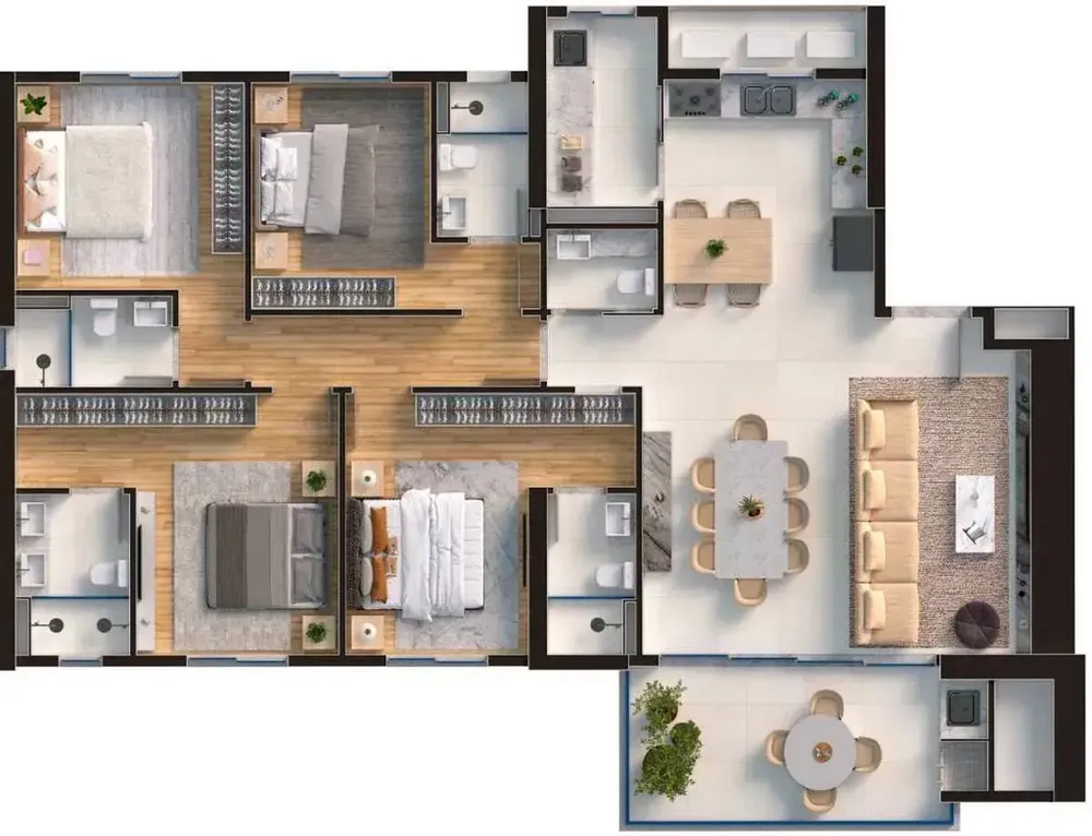 Apartamento, 4 quartos, 212 m² - Foto 8
