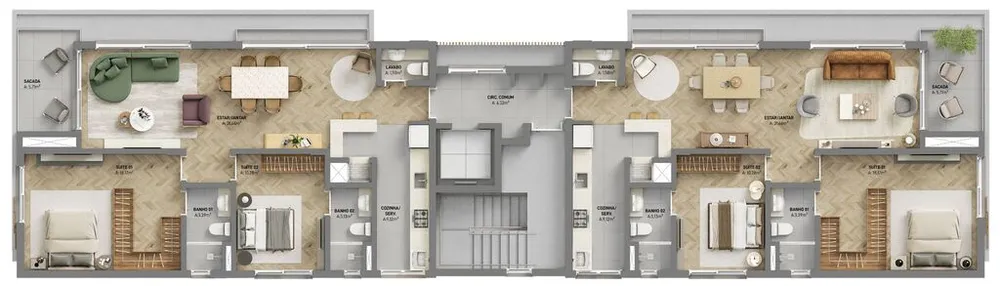 Apartamento, 3 quartos, 204 m² - Foto 13