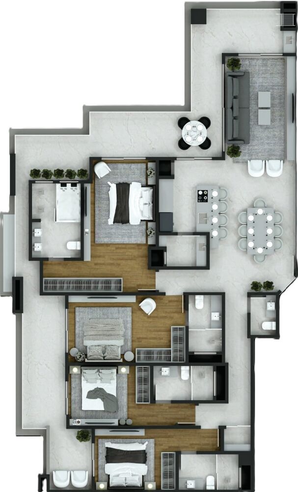 Apartamento, 4 quartos, 181 m² - Foto 3