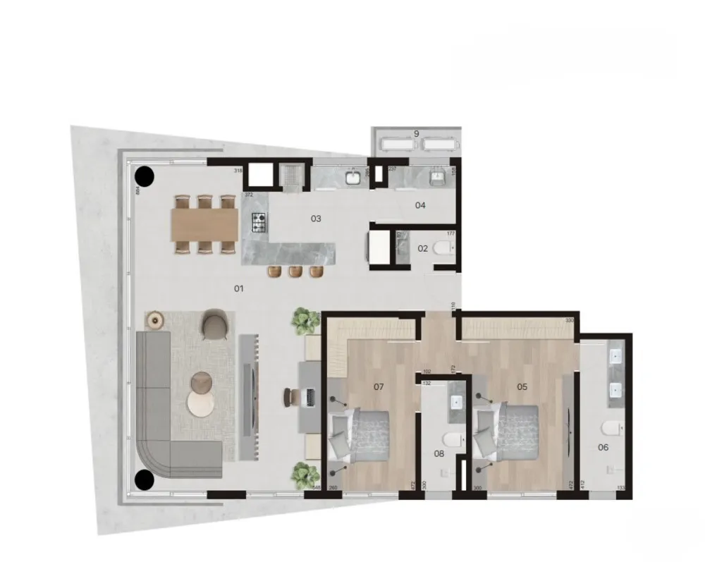 Apartamento, 2 quartos, 156 m² - Foto 8