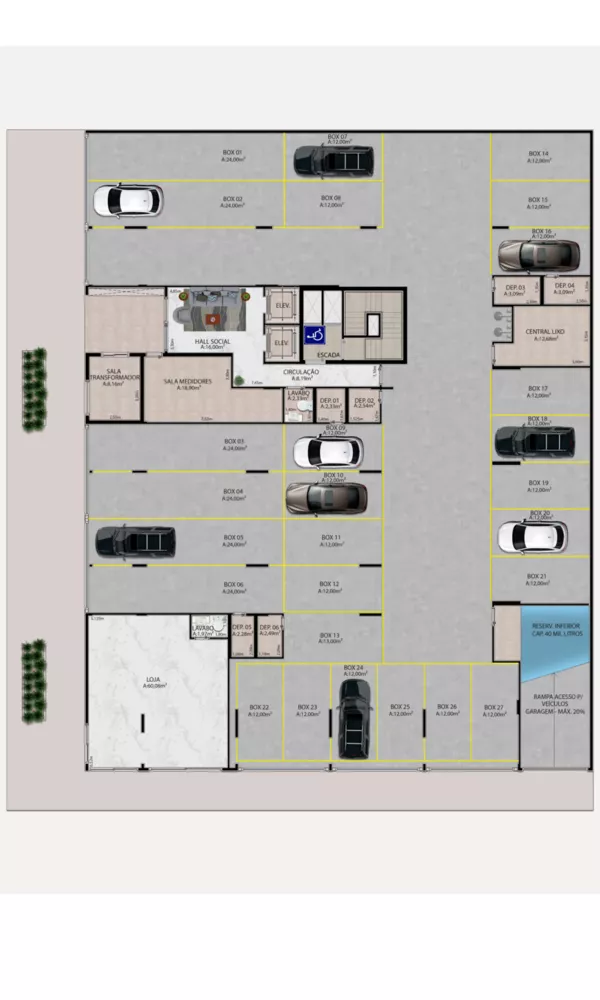 Apartamento à venda com 1 quarto, 57m² - Foto 12