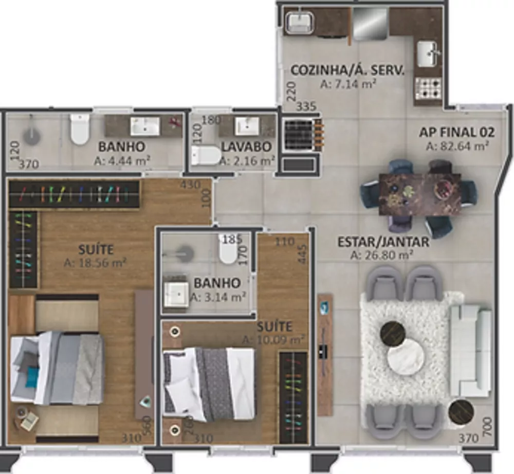 Apartamento, 3 quartos, 99 m² - Foto 21