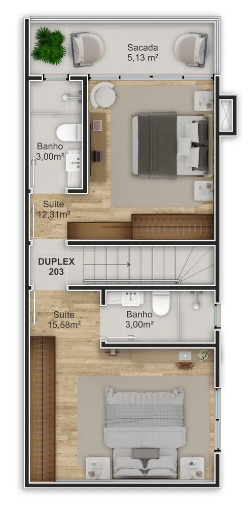 Cobertura, 3 quartos, 110 m² - Foto 6