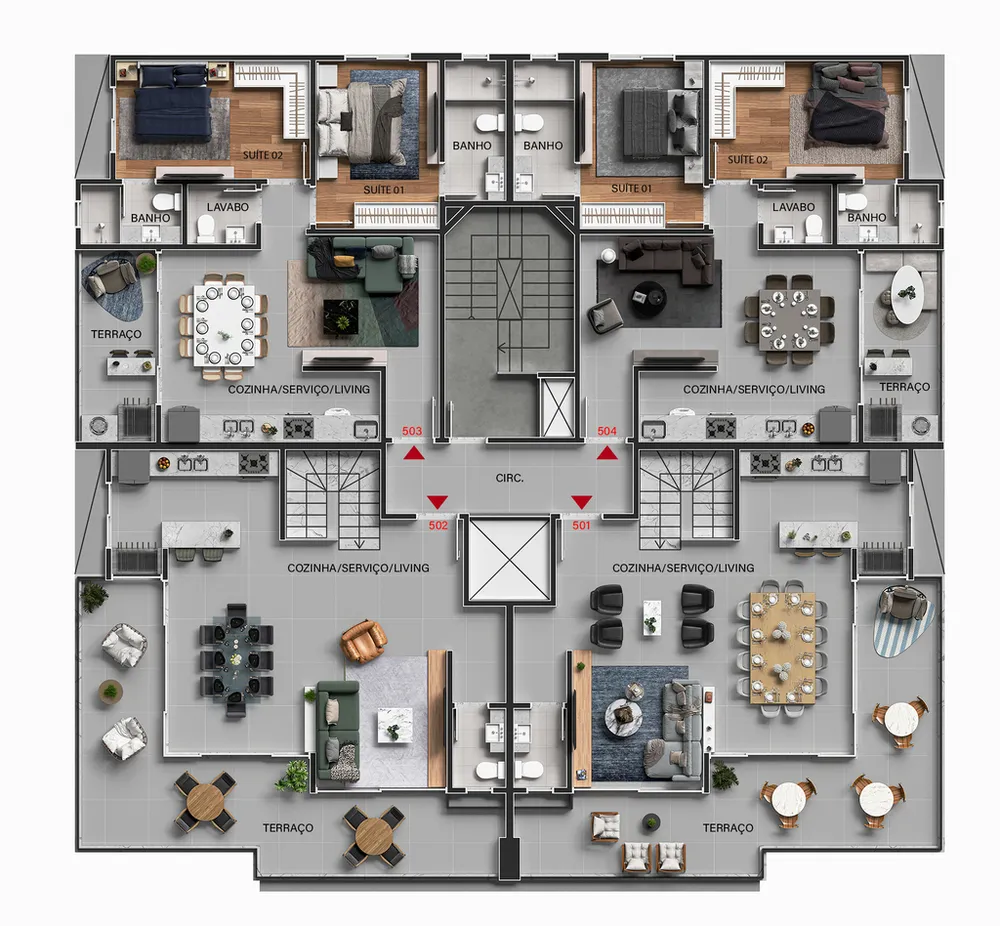 Apartamento, 2 quartos, 80 m² - Foto 16