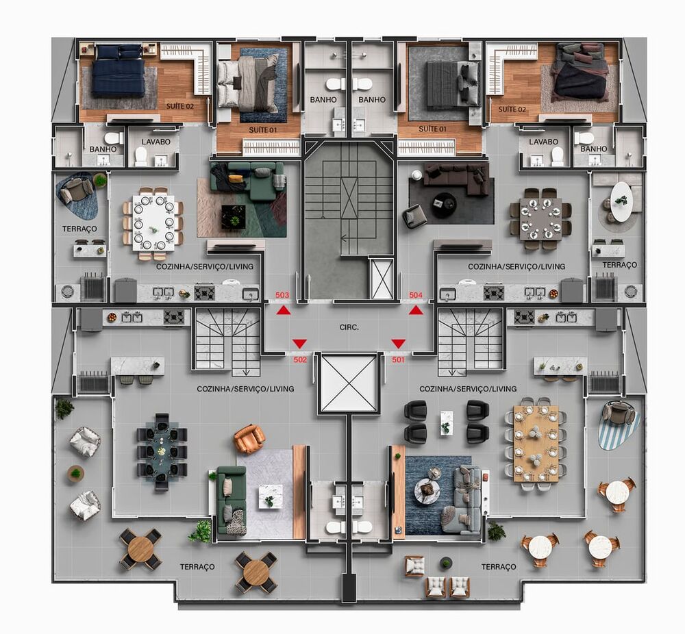 Apartamento, 2 quartos, 80 m² - Foto 10