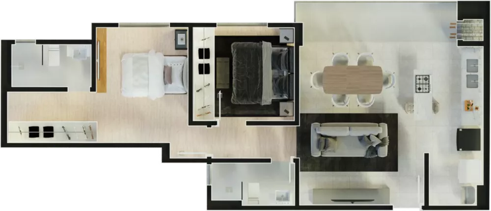 Apartamento, 2 quartos, 79 m² - Foto 6
