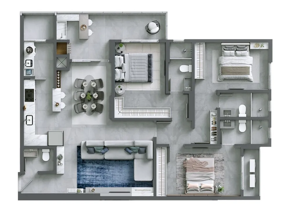 Apartamento, 2 quartos, 85 m² - Foto 12