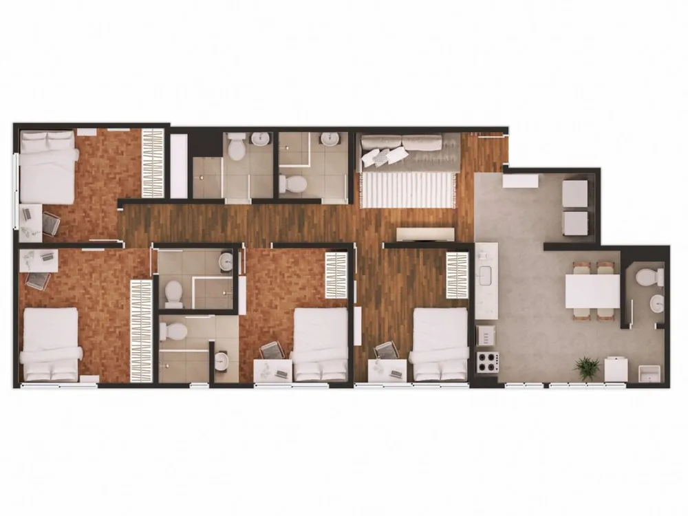 Apartamento, 4 quartos, 103 m² - Foto 2