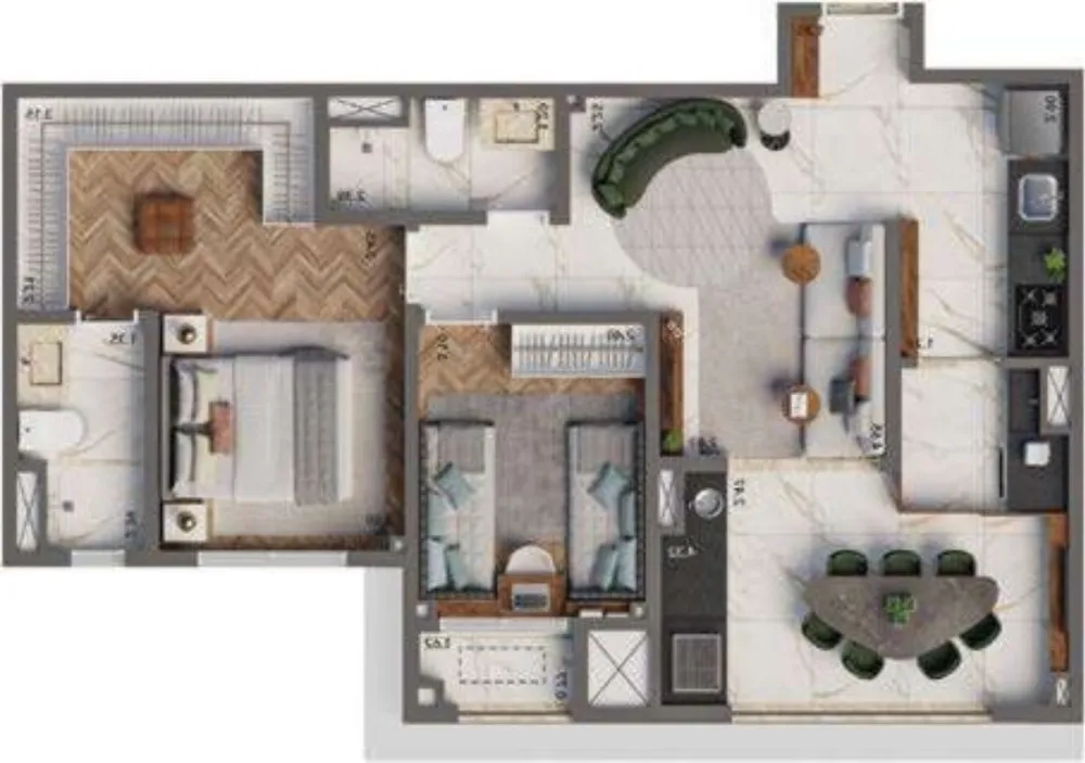 Apartamento, 2 quartos, 69 m² - Foto 12