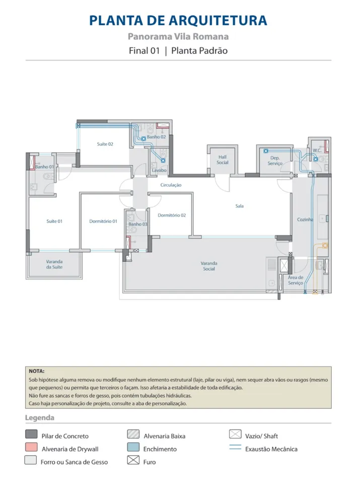 Apartamento, 4 quartos, 167 m² - Foto 2
