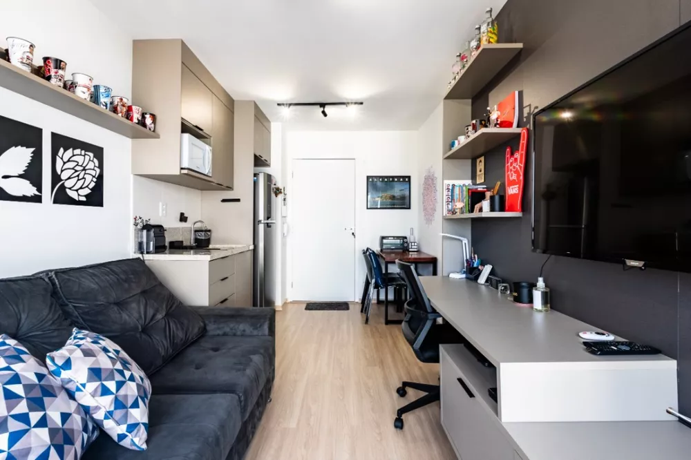 Apartamento à venda com 1 quarto, 32m² - Foto 2