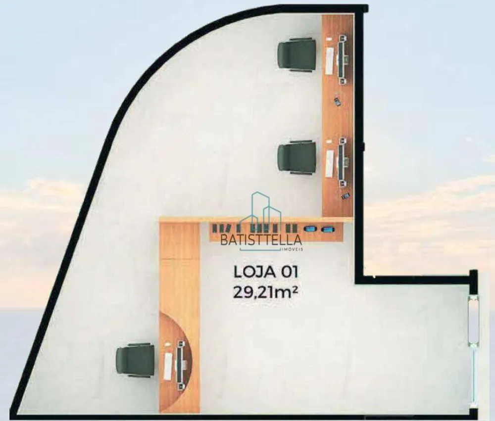 Sala-Conjunto, 29 m² - Foto 1