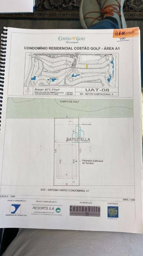 Loteamento e Condomínio, 878 m² - Foto 1