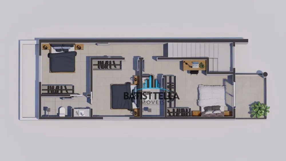 Sobrado, 3 quartos, 144 m² - Foto 2