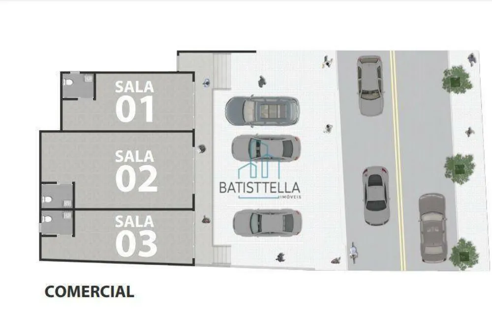 Loja-Salão, 33 m² - Foto 2