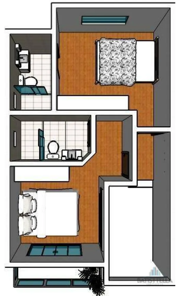 Sobrado, 2 quartos, 83 m² - Foto 3