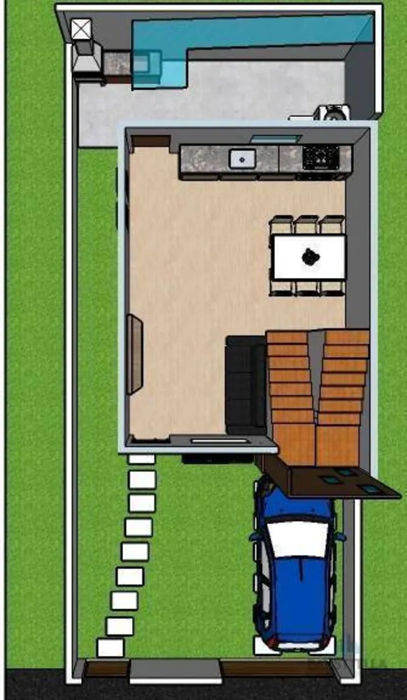 Sobrado, 2 quartos, 83 m² - Foto 2