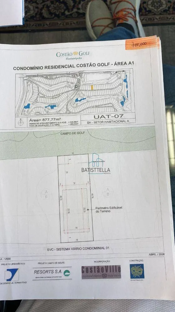 Loteamento e Condomínio, 878 m² - Foto 1
