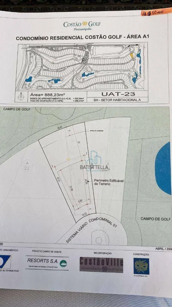 Loteamento e Condomínio, 888 m² - Foto 1