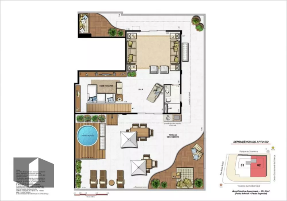 Cobertura, 3 quartos, 351 m² - Foto 45
