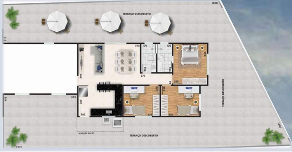 Apartamento, 3 quartos, 240 m² - Foto 2