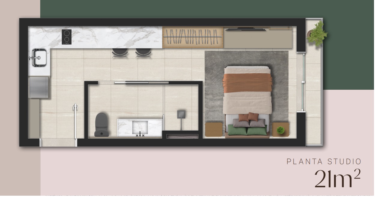 Kitnet-Studio, 18 m² - Foto 12