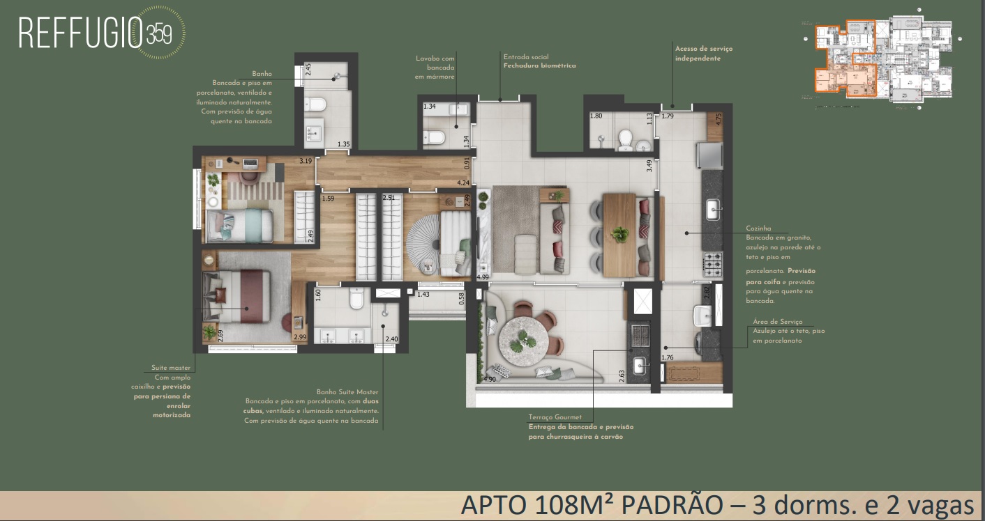 Apartamento à venda com 3 quartos, 108m² - Foto 16