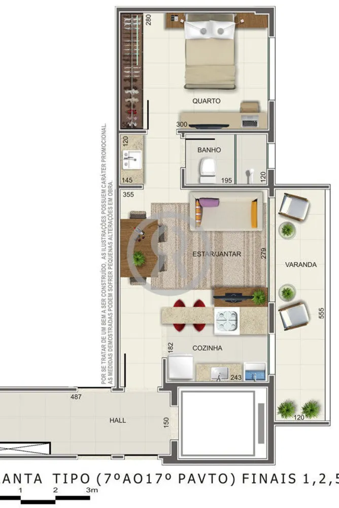 Apartamento, 1 quarto, 35 m² - Foto 4