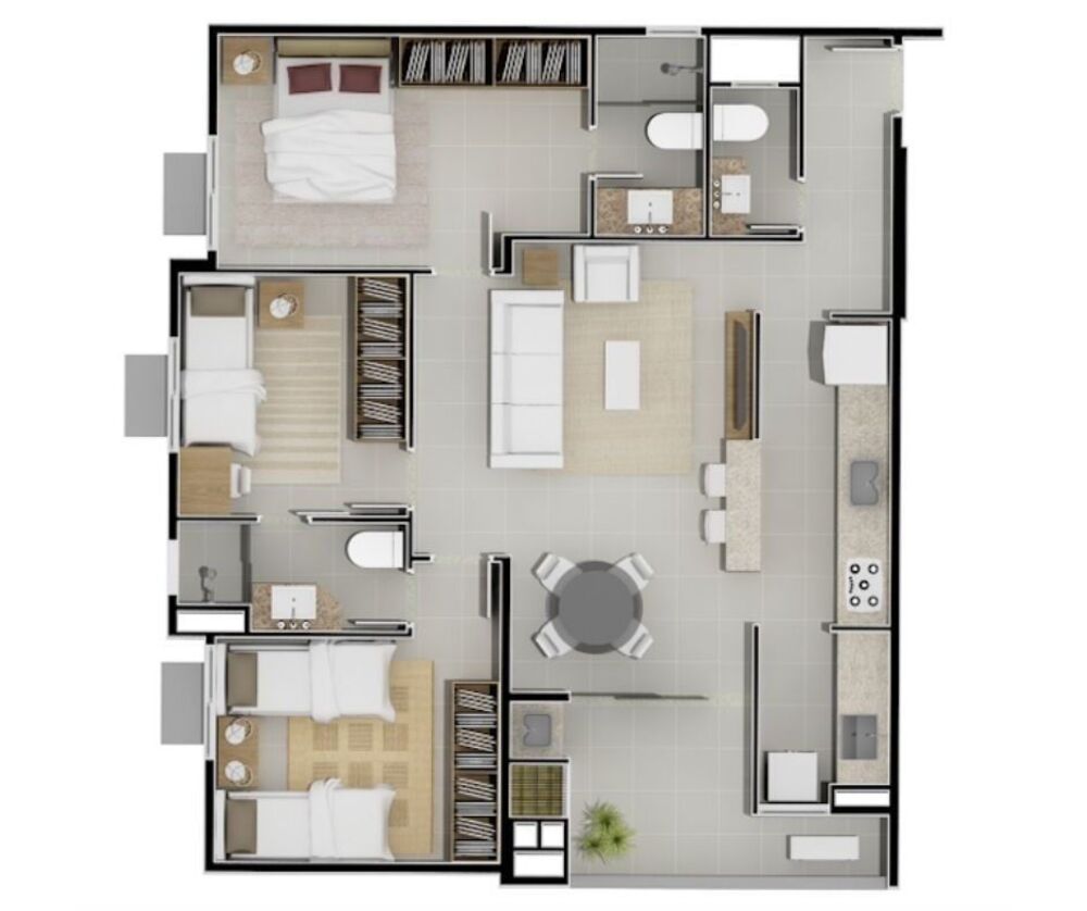 Apartamento, 3 quartos, 145 m² - Foto 6