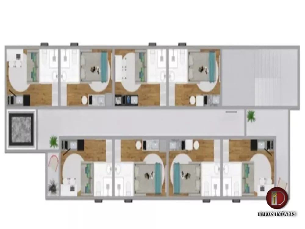 Flat/Apart Hotel, 1 quarto, 10 m² - Foto 18