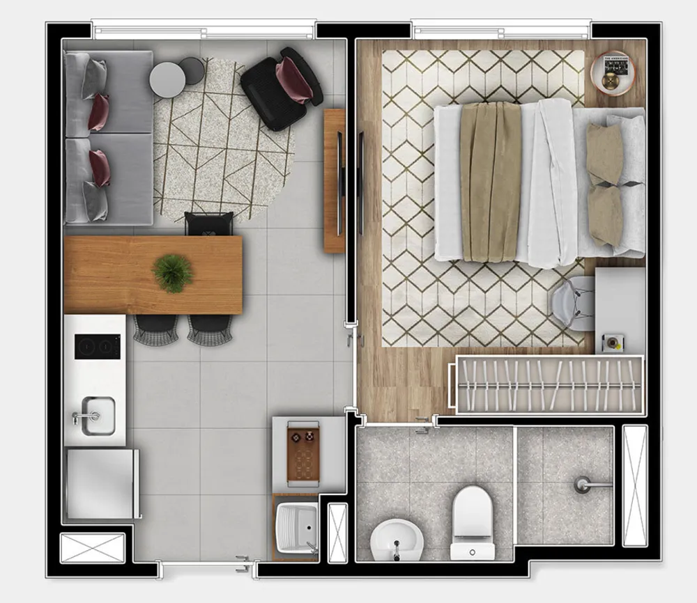 Apartamento, 3 quartos, 49 m² - Foto 4