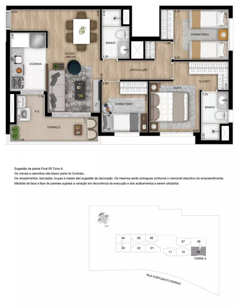 Apartamento à venda com 3 quartos, 67m² - Foto 23