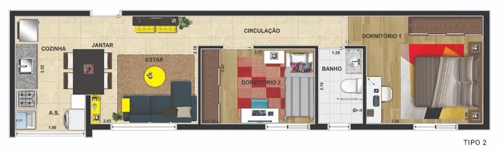 Apartamento, 1 quarto, 33 m² - Foto 16