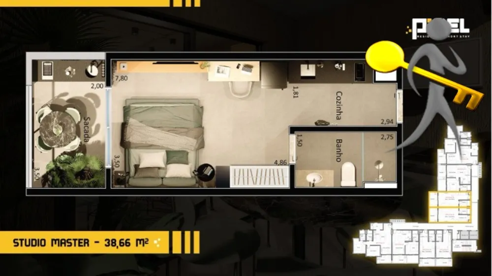 Apartamento, 2 quartos, 50 m² - Foto 6